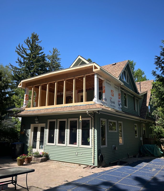 2nd story addition — before