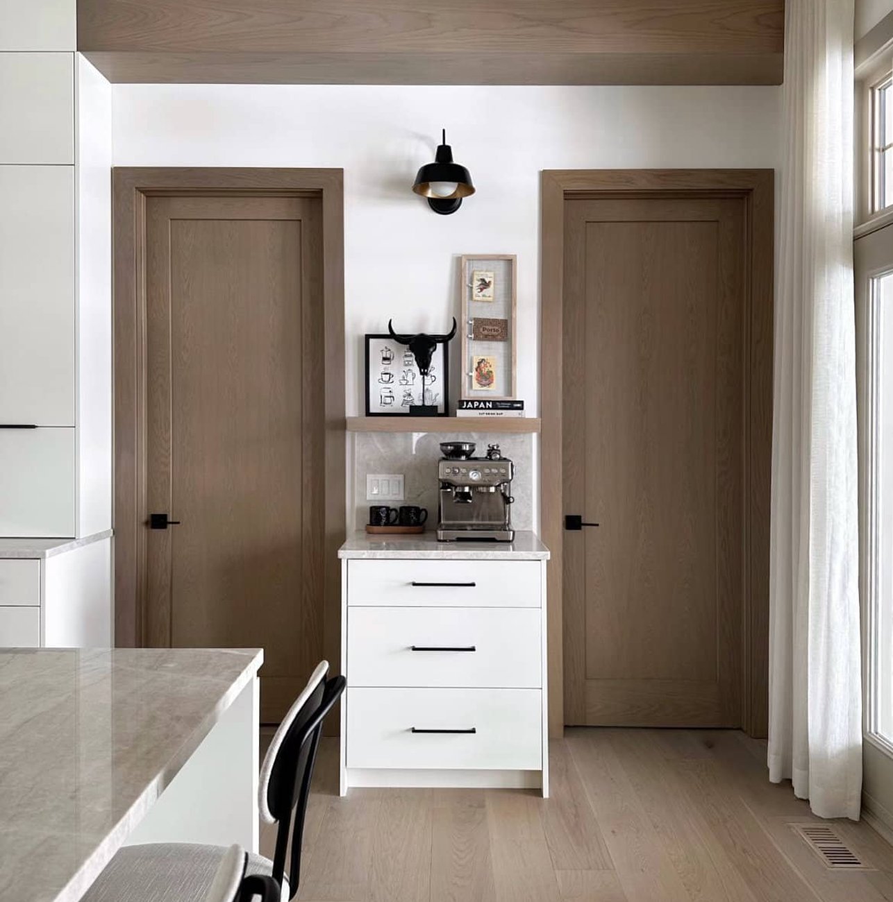 Renovated kitchen interior