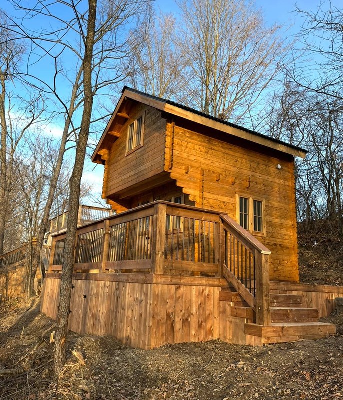 Log cabin granny suite exterior